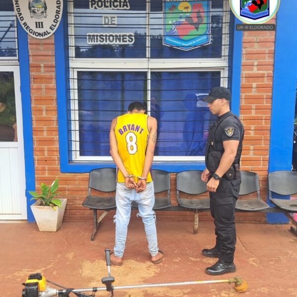 Otra vez “Tuki” involucrado en un robo en Eldorado