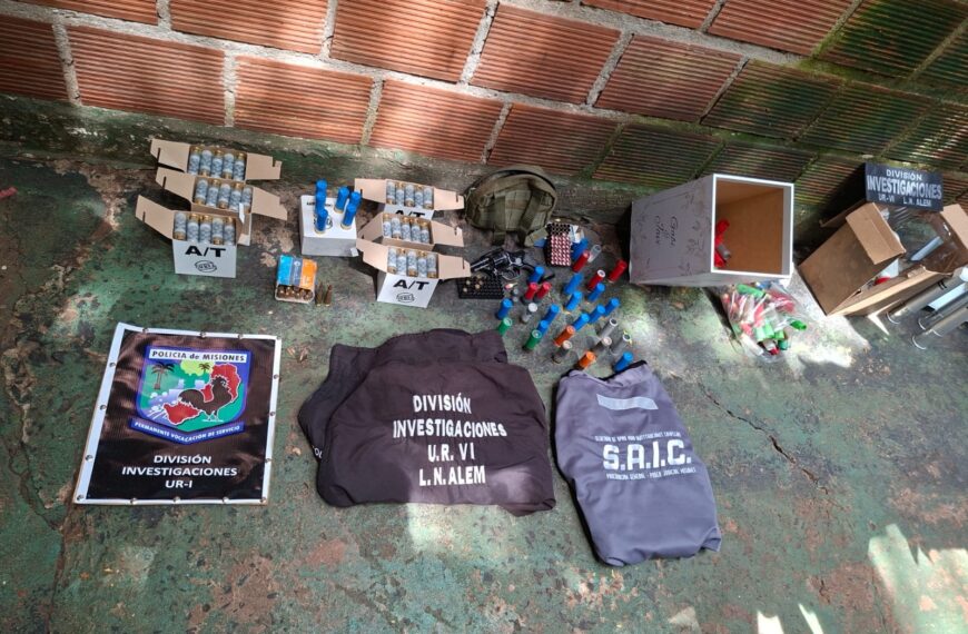 Tras el arresto de dos suboficiales ordenado por la Jefatura, se realizaron allanamientos en Alem, Posadas y Garupá