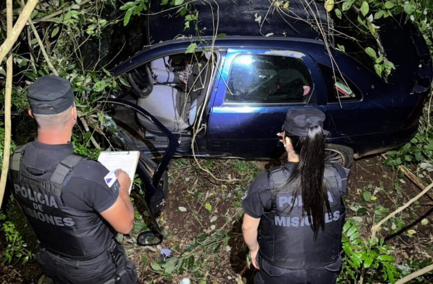 Despiste en zona rural dejó tres personas con lesiones en Colonia Aurora