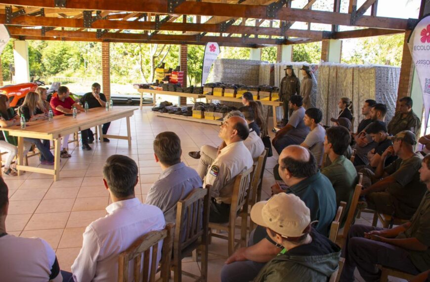 El Ministerio de Ecología reforzó el equipamiento para el trabajo en campo