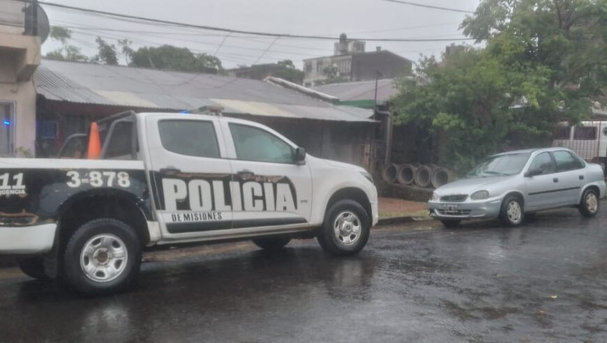 Intensas lluvias generaron múltiples intervenciones policiales por anegamientos y desbordes de arroyos en Misiones