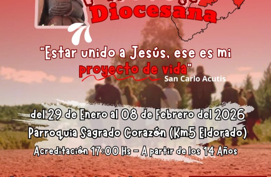 Eldorado será sede de la Misión Diocesana 2026