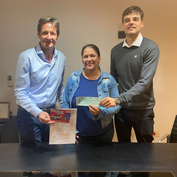 Se entregó el primer premio del Deporbono 8