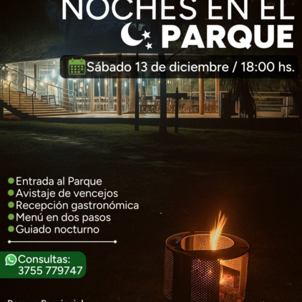 “Noches en el Parque”, una experiencia sensorial en la selva misionera