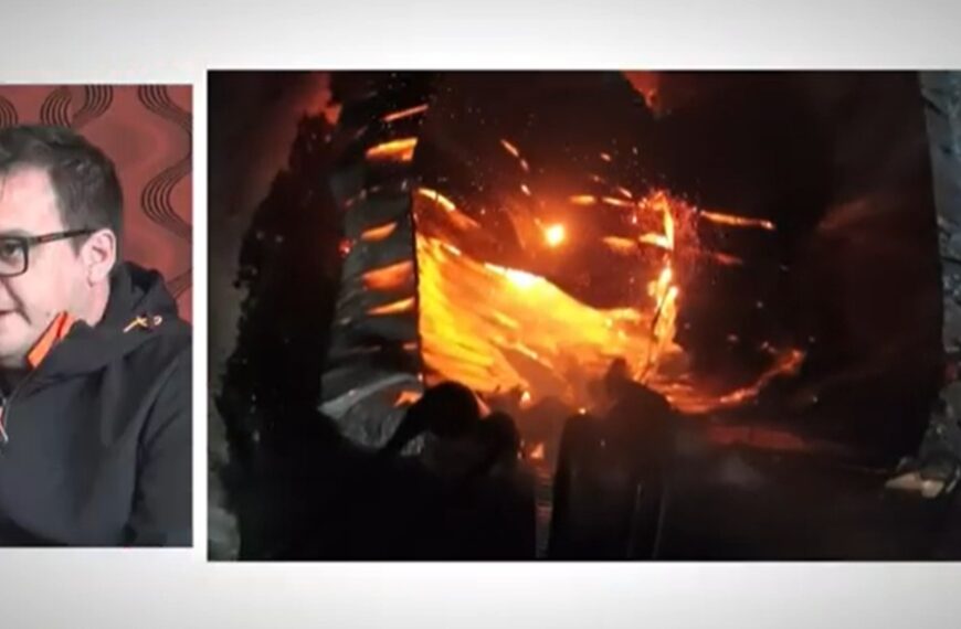 Andrés Weidenbacher: “El incendio nos genera una pérdida de más de 400 millones de pesos”