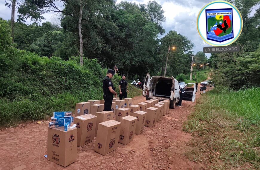 Intentaban mover más de 11 millones en cigarrillos de contrabando y la Policía los interceptó