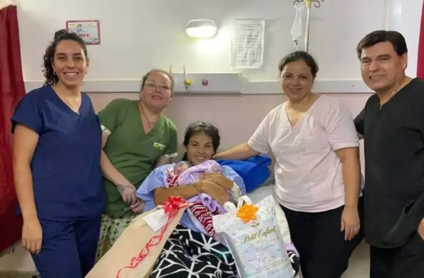 Cloe es la primera bebé del 2026 en Misiones y nació en Eldorado