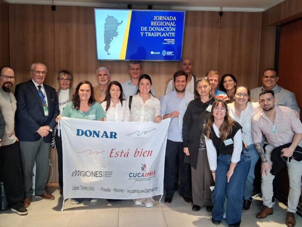 CUCAIMIS celebra 30 años fortaleciendo la donación y el trasplante en Misiones