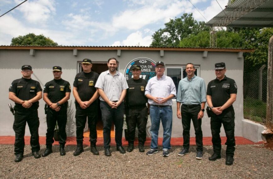 Passalacqua inauguró el nuevo Centro de Operaciones 911 en Leandro N. Alem