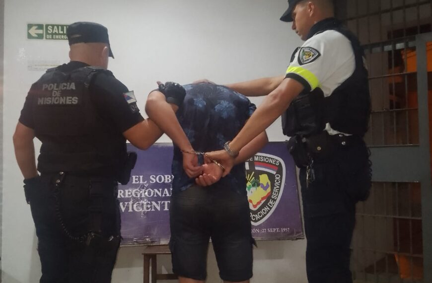 Un presunto incendio intencional destruyó una vivienda y detuvieron al acusado en El Soberbio