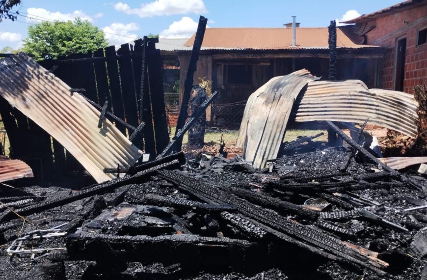 Incendio fatal en Garuhapé: un joven murió tras el siniestro de una vivienda