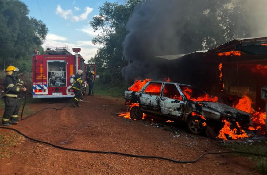 Incendio de vivienda en Campo Grande: un menor resultó con quemaduras