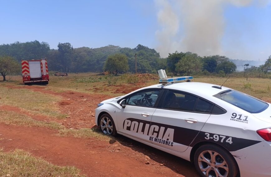 Continúan los incendios: Esta vez un auto, un colectivo y malezas