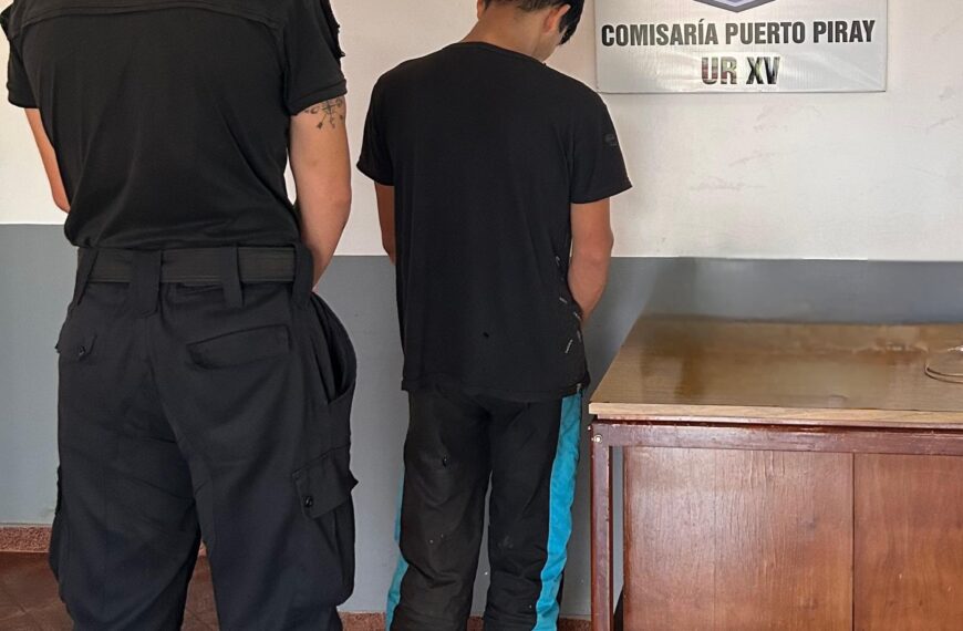 Robo en Puerto Piray: lo interceptaron con objetos vinculados al hecho