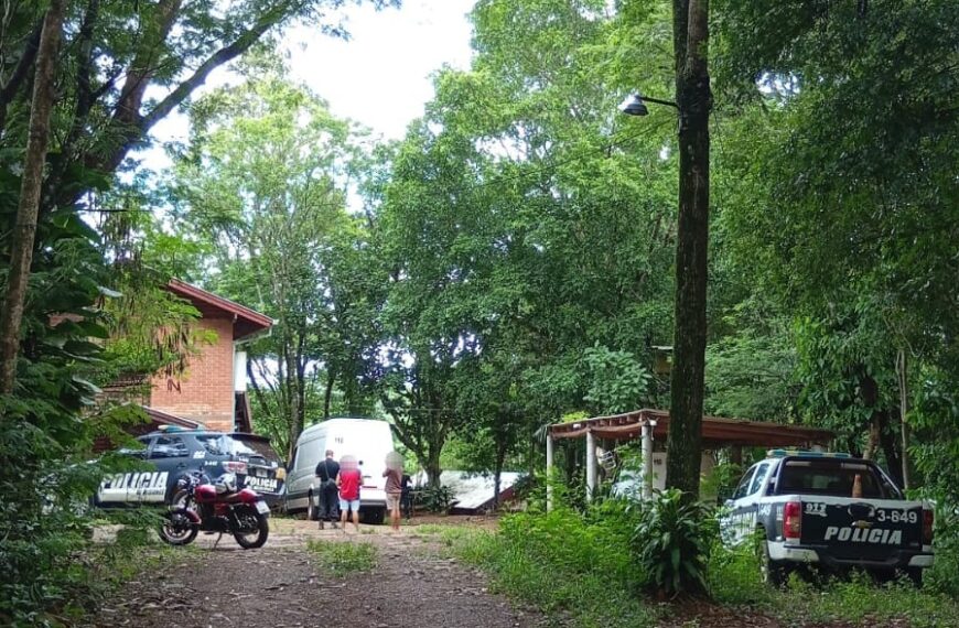 Iguazú: Investigan el homicidio de un hombre en el barrio Santa Rosa