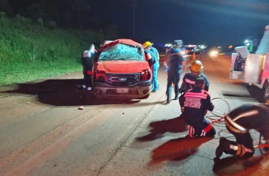 Cuatro lesionados en siniestros viales