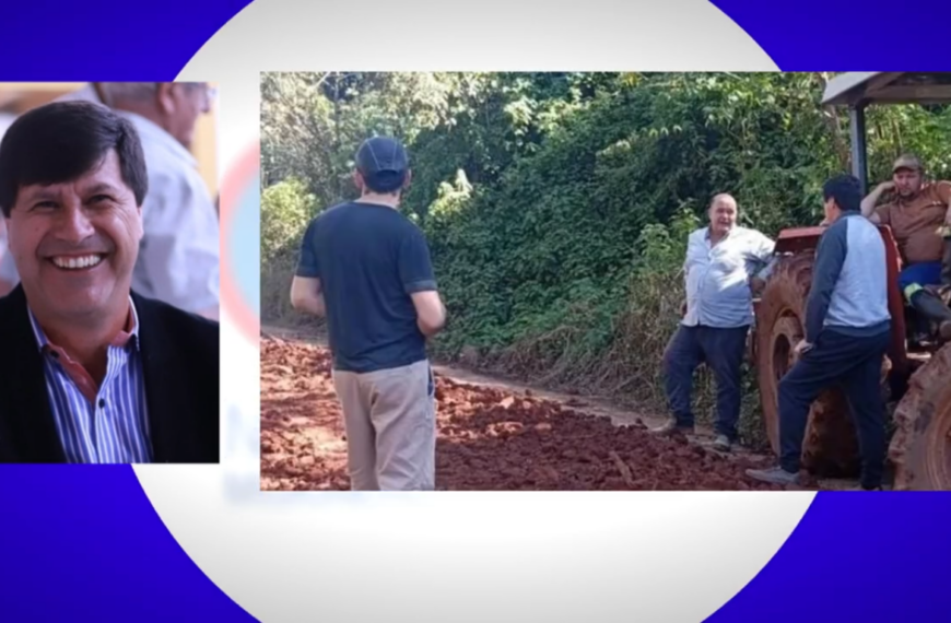 El Soberbio fortalece su parque vial para garantizar el acondicionamiento del camino terrado y la salida de la producción