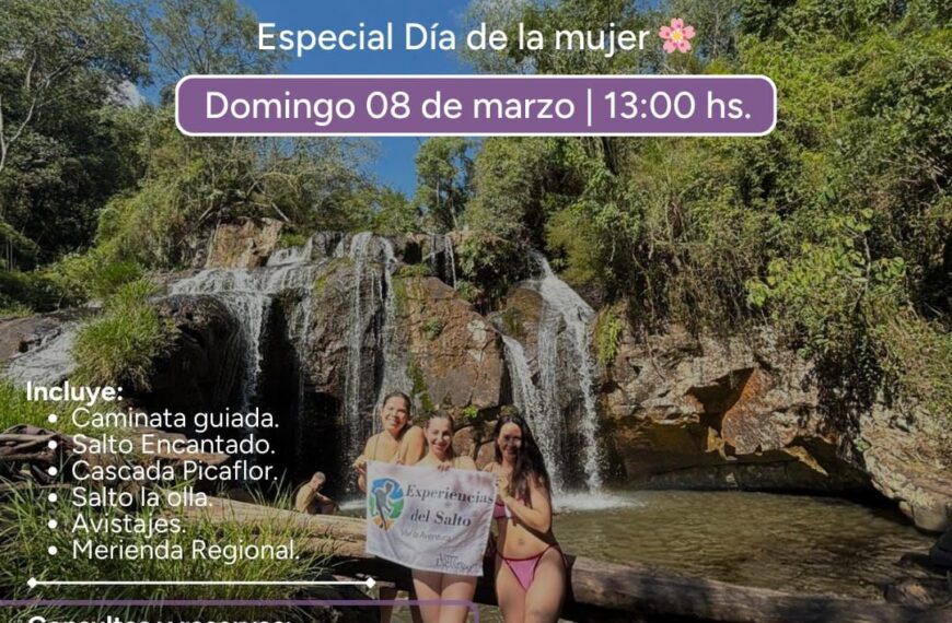 “Inmersión de Selva” presenta una edición especial por el Día de la Mujer en Salto Encantado
