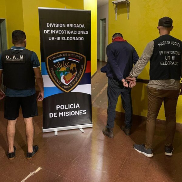 Eldorado: Cayó peligroso delincuente con frondoso prontuario tras un operativo encubierto
