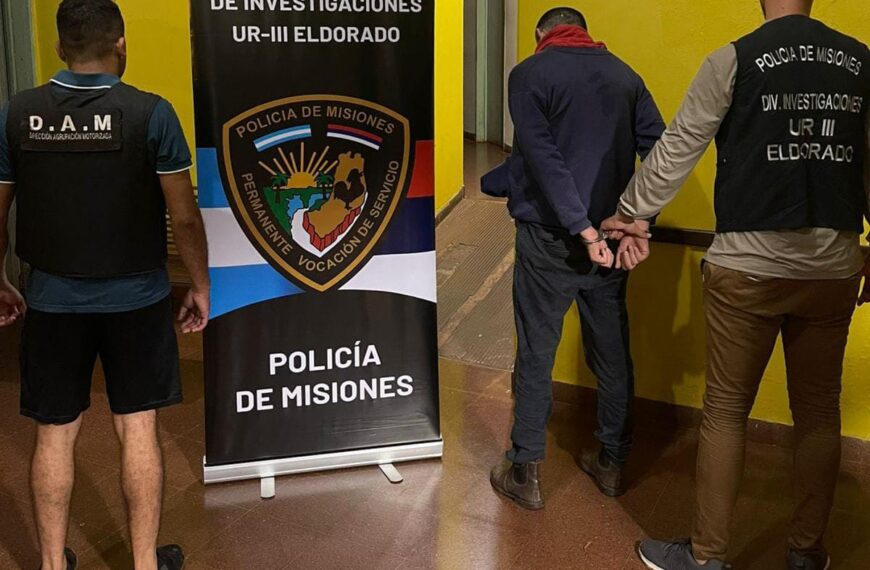 Eldorado: Cayó peligroso delincuente con frondoso prontuario tras un operativo encubierto